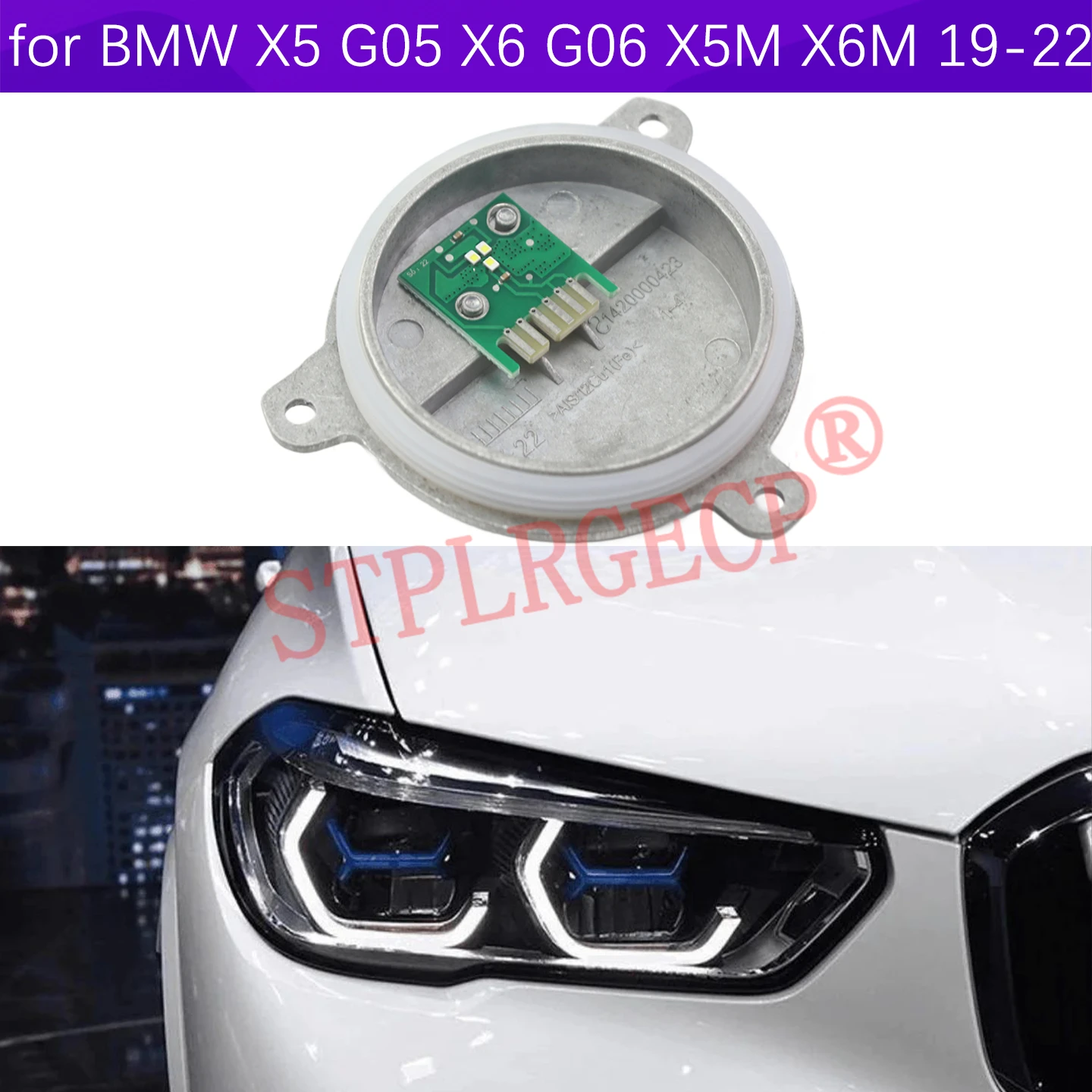 For BMW X5 G05 X6 G06 X5M X6M Pre-LCi 2019-2022 63119477986 63119477985 Daytime Driving LED Angel Eye Maker Light Diode Module