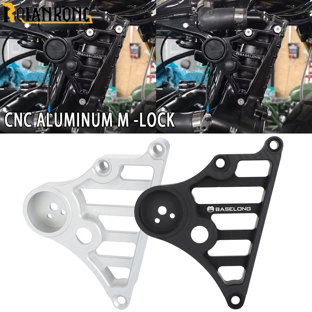 For BMW K 750 100 1100 K75 K100 K1100 K1 Cafe Racer M-lock Mounting Bracket Side Electronic Ignition Lock Start Switch Bracket