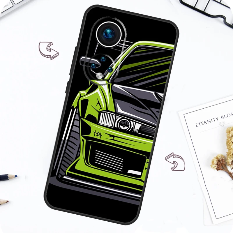 JDM Drift Car S13 S14 S15 Case For Huawei P30 P20 P40 Lite P50 Pro P Smart 2021 Nova 5T Honor X8 X9 50 70 80 Cover image 5
