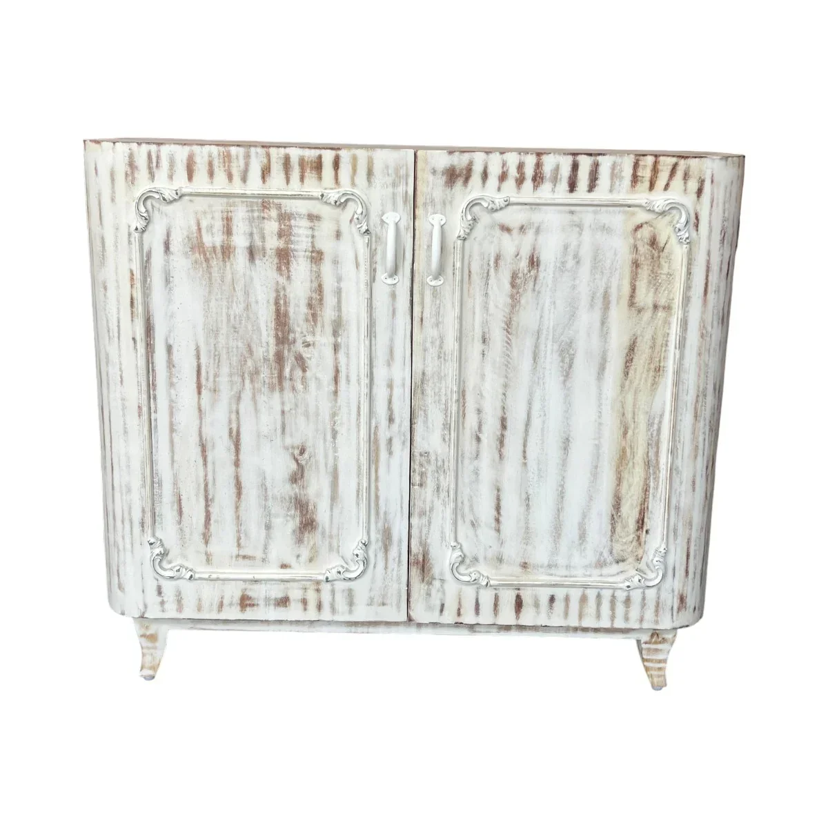 modern and luxury solid wood storage customized living room cabinet white color home furniture