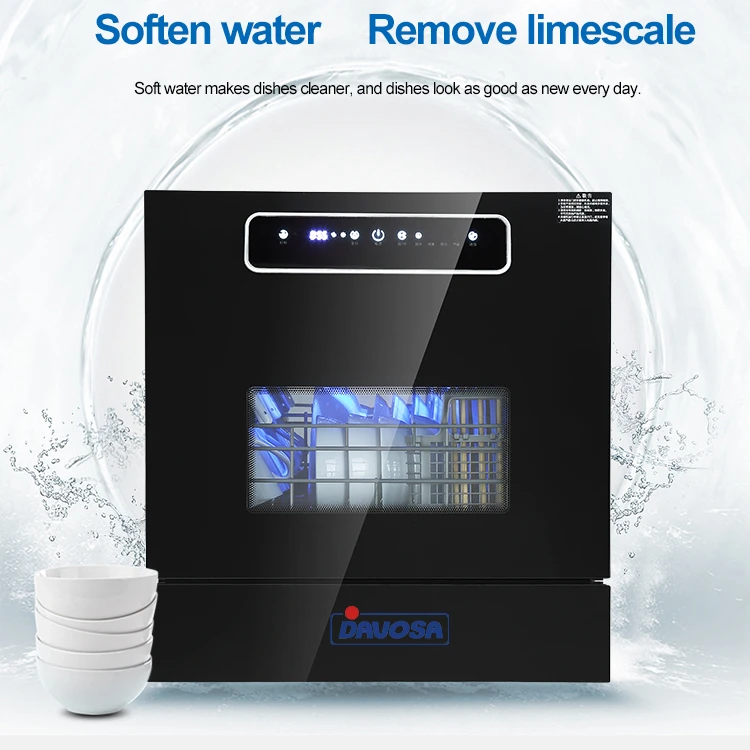 Hot Sale Smart Home Dishwasher Industrial Restaurant Countertop Dishwasher for Sale & Sets ISO9001 CE CN;GUA Electric 220 Davosa