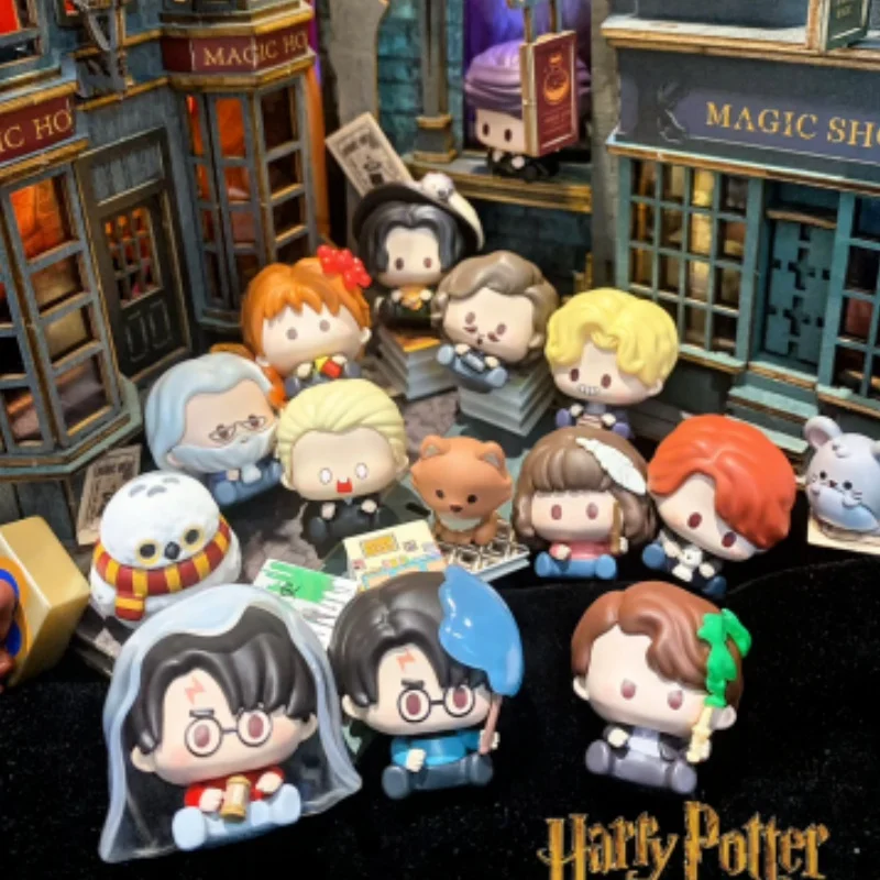Harry Potter defensa contra la oscuridad artes Mini bolsa ciega película periférica Harry Hermione lindo dibujos animados colección divertida juguetes regalo