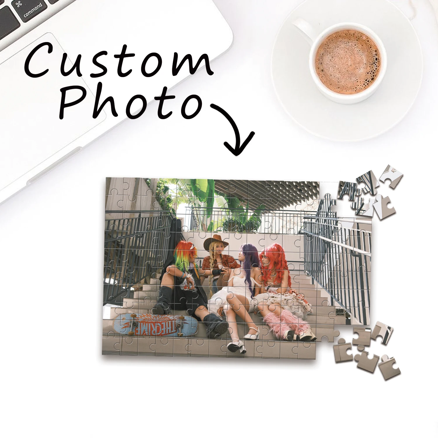 35/150/300/500/1000pcs art show Custom Photo Customized Poster Personalised Decompression Puzzles Custom Puzzles in Photos