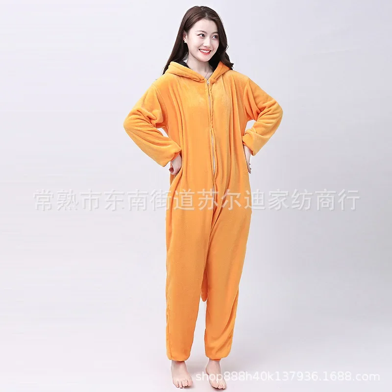 أزياء اوزوماكي كوراما كيوبي رينارد التأثيرية Kigurumi Adulte للجنسين بيجامات أنيمي flanelle combinaison vêtements de nu