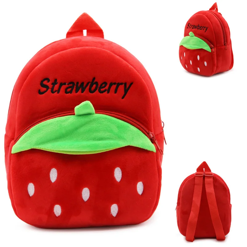 Baby School Bags Boys Girls Cute Animal Plush Toddler Backpack Children Mini Book Bag Kids Backpacks for 2-6 Years 4