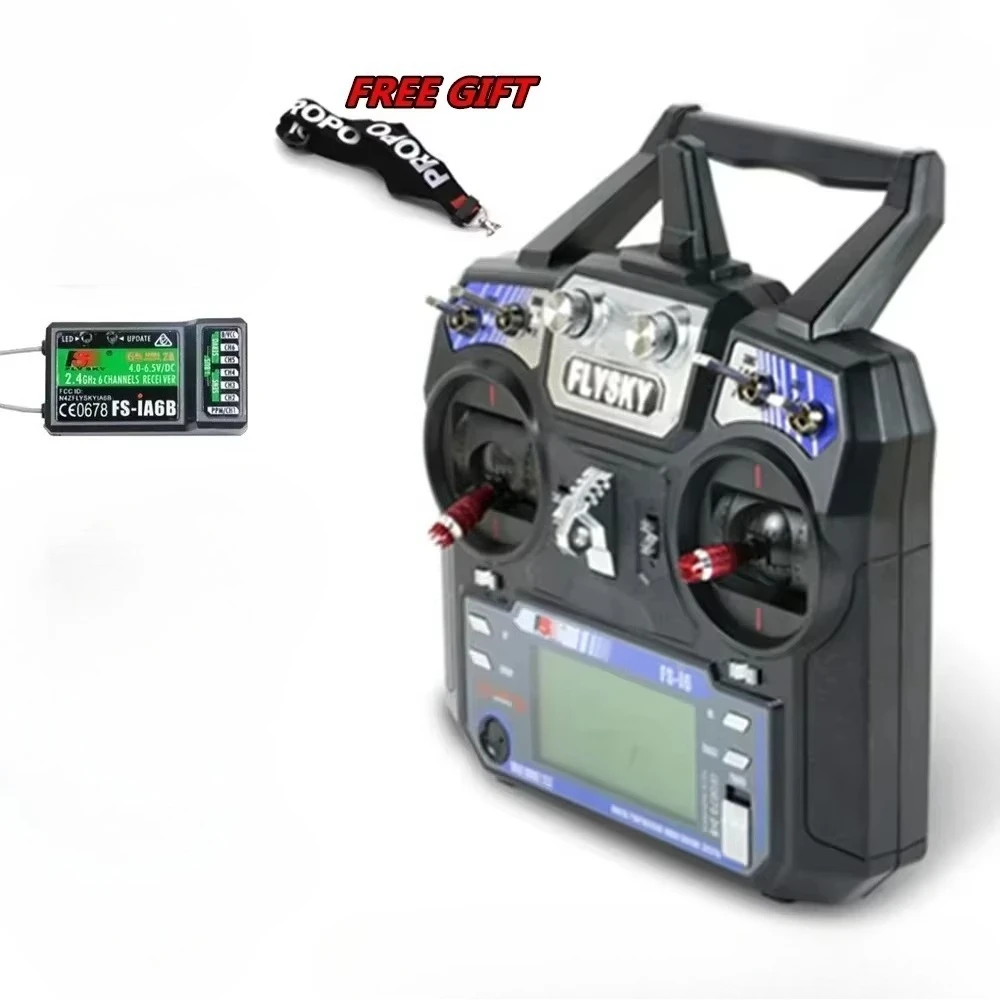 

FLYSKY FS-i6 - I6 2.4G 6CH AFHDS 2A Radio Transmitter with IA6B Receiver