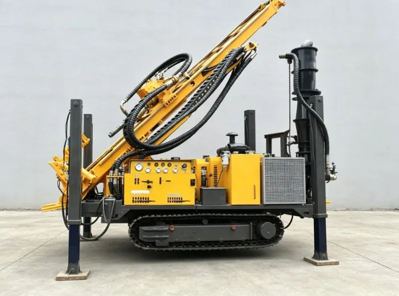 Reverse Circulation RC Crawler Drilling Machine Stable Feed Force For Underground Ore Layer Drilling Work