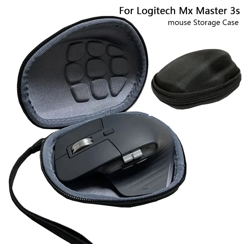 Travel Carrying Bag Gaming Mouse Storage Box EVA Hard Case For Logitech MX Master 3S Mouse Bag Shockproof Organizer Accessories