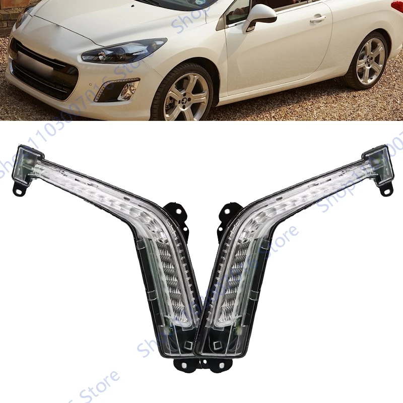 For Peugeot 308 cc Convertible 2011 2012 2013 2014 Daytime Running Light Fog Light Assembly LED Brake Foglamp 6206X4 6208X4 