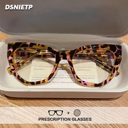 ISLINO TR90 Anti Blue Light Reading Glasses Women Cat Eye Photochromic Prescription Myopia Glasses Luxury Hyperopia Eyewear