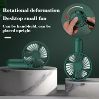 Portable Mini Fan Handheld Dormitory Desktop Fan 3 Speed Wind Draaibare Outdoor Mini Folding Electric Fan Gift Dropshipping