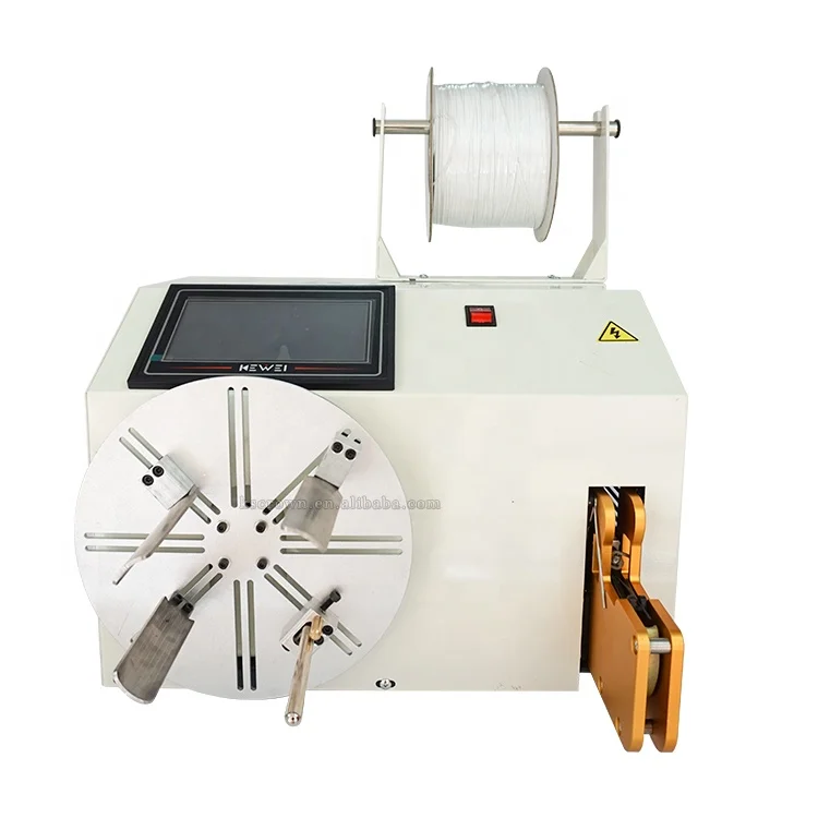 Automatic Cable And Cable Coil Winding Twis Tie Machine Wire Coil Twist Tying Machine