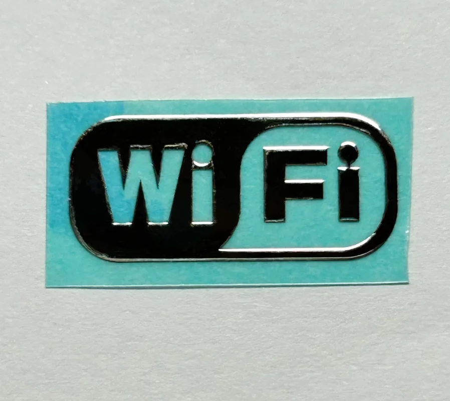Trendy Metal Stickers Compatible with Bluetooth & WIFI - Ideal for TV, Monitor, Home Theater, Mobile, Laptop Shells
