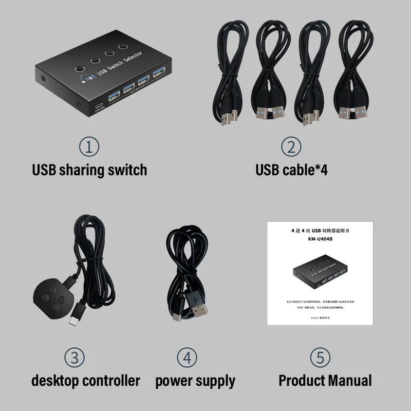 محول مفتاح KVM USB ، محول USB ، 4 إدخال ، 4 إخراج ، مركز تحكم للكمبيوتر المحمول ، طابعة كمبيوتر ، لوحة مفاتيح ، شاشة ماوس