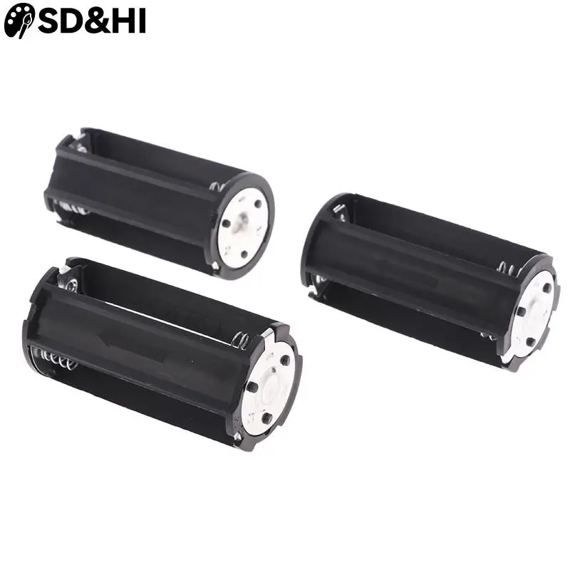 1pc/3pcs AA To D Battery Box 3x AA To D Size Battery Adapter Converter Holder Switcher Case Box For Battery Storage