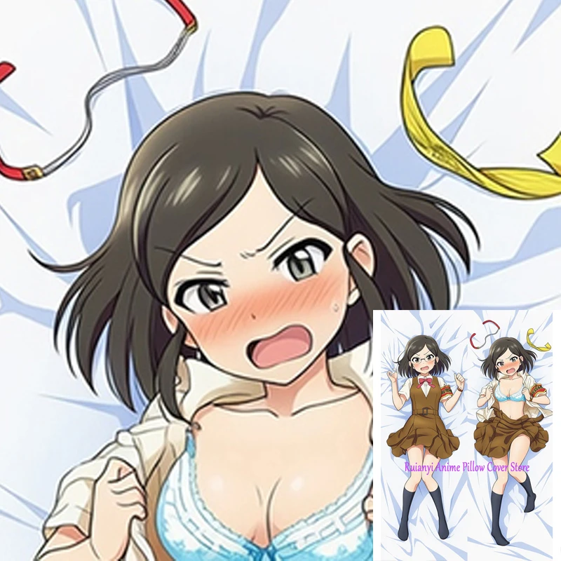 

Dakimakura Anime Saejima Kiyomi Double-sided Pillow Cover Print Life-size body pillows cover Adult