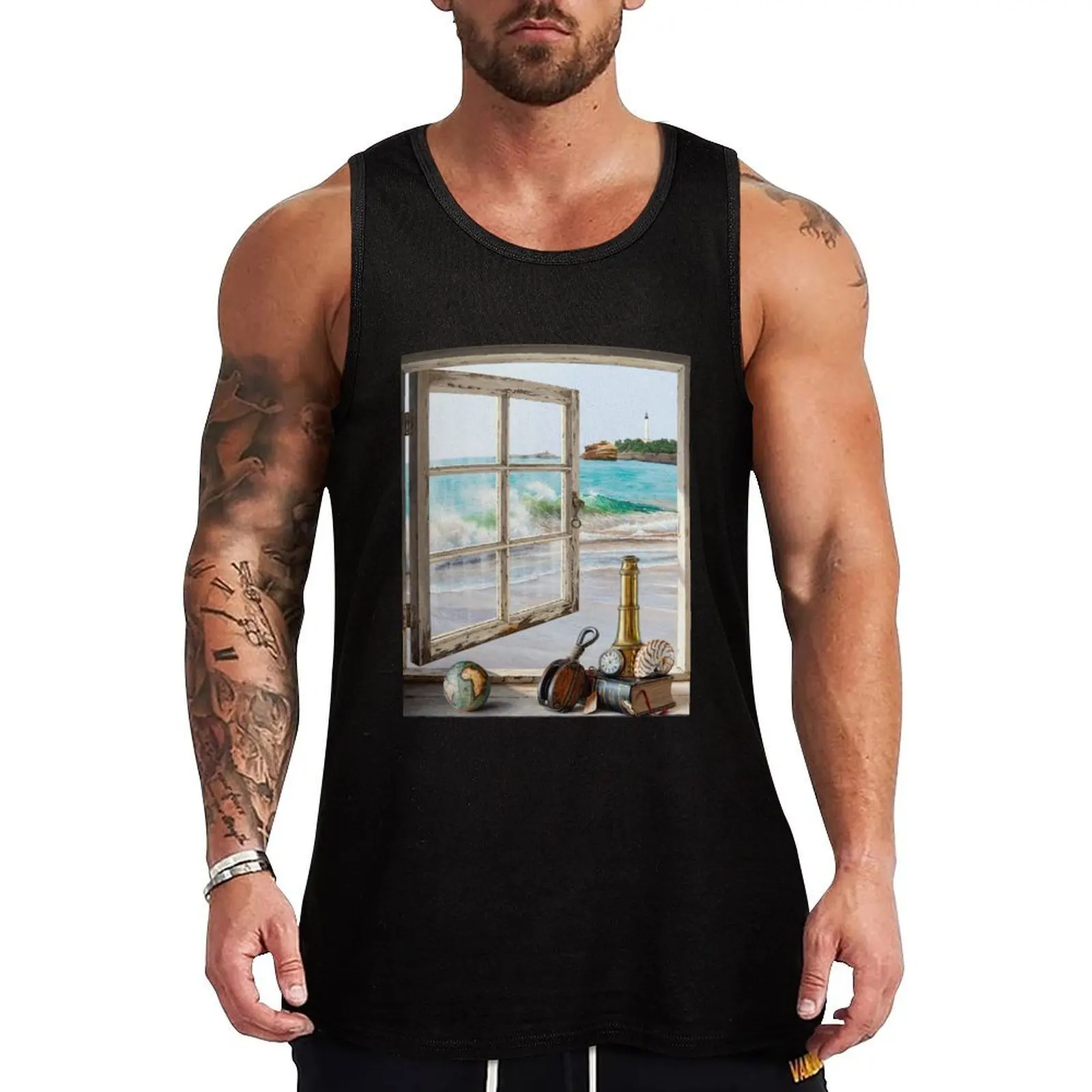 

Breathtaking view of Biarritz Tank Top Bodybuilding clothing man gym shirt man sleeveless vests
