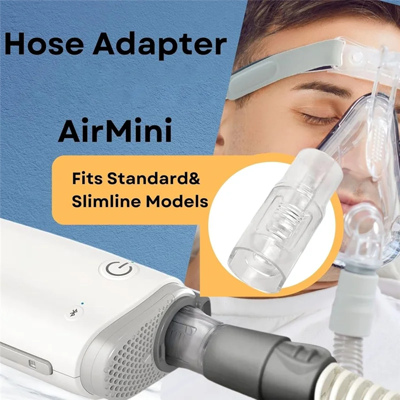 

B17B для Resmed Airmini, разъем для трубки CPAP, 2 шт., адаптер для мультибрендовых воздушных назальных масок, аксессуары