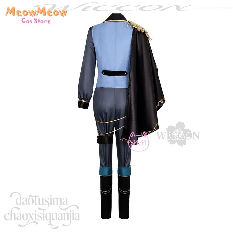 Adulto sexys outfits Asahina Mafuyu Handsome Knight's Uniform Vest Pants Short Props Wigs Halloween Christmas 코스프레 косплей