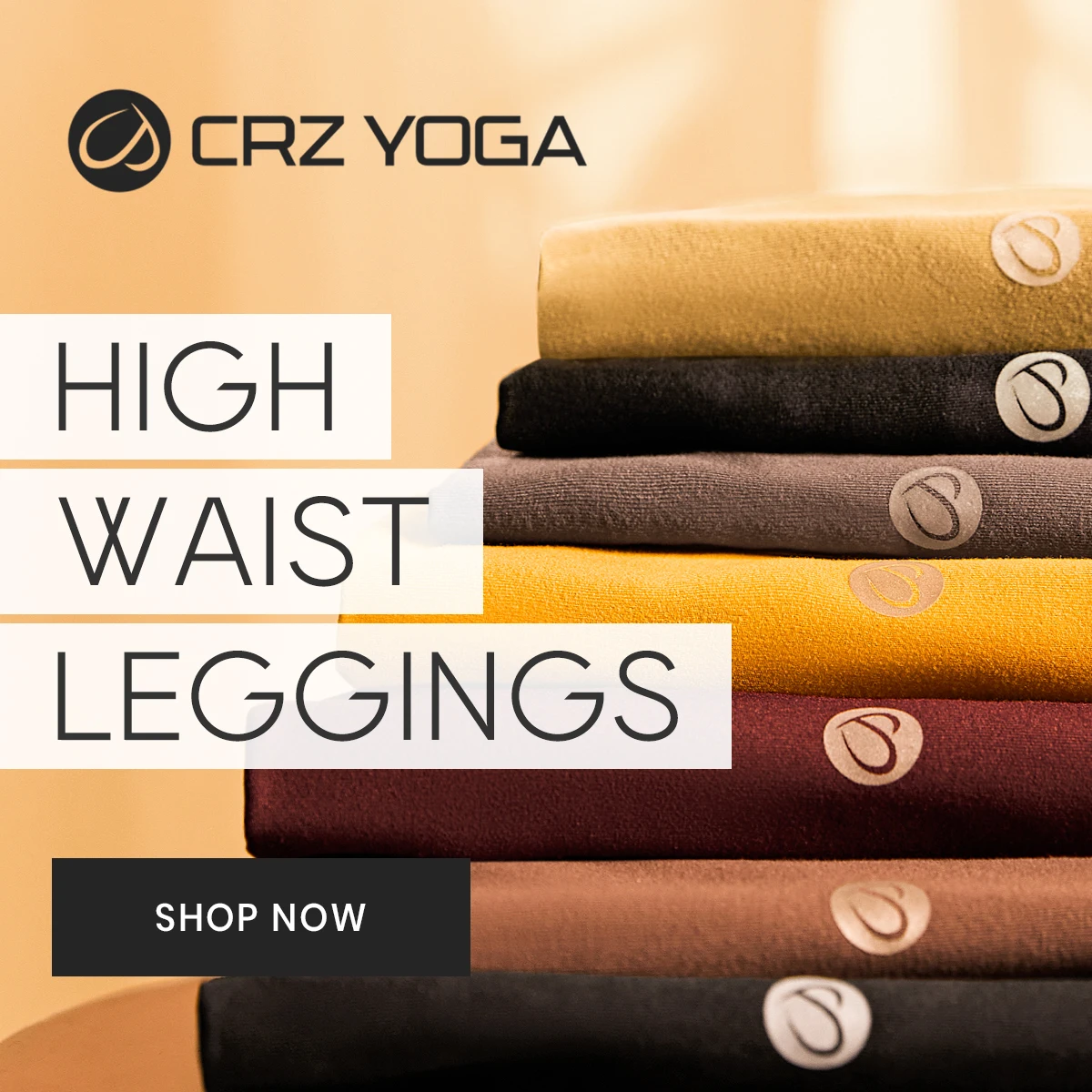 CRZ YOGA Women\'s Brushed Naked Feeling Yoga Leggings 25 Inches - High Waist Matte Soft Workout Tights Running Pants