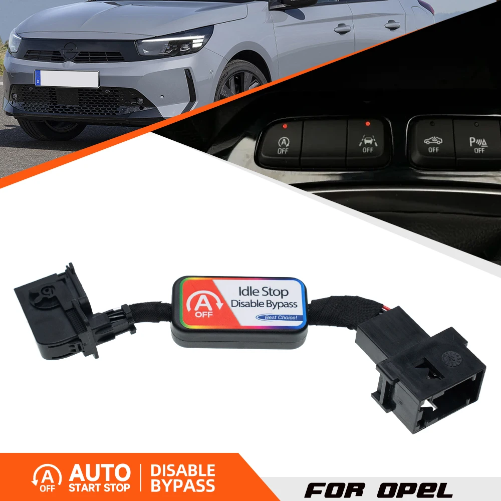 For Opel Vauxhall Corsa F 2019-2026 Mokka B 2021-2026 Car Auto Start/Stop Eliminator Deactivator A-off Disable Cable Accessories