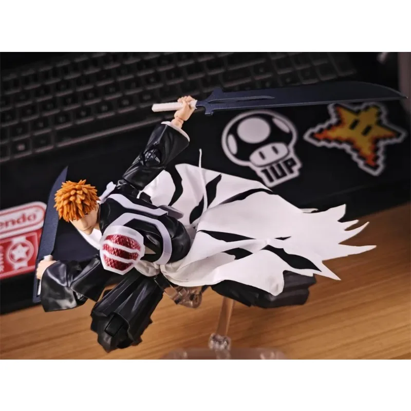 Handgefertigter 1/12 Japanischer Anime Klassischer Charakter Weißer Federwebstoff-Umhang Zubehör für SHF Actionfiguren Körpermodell – Detail 3