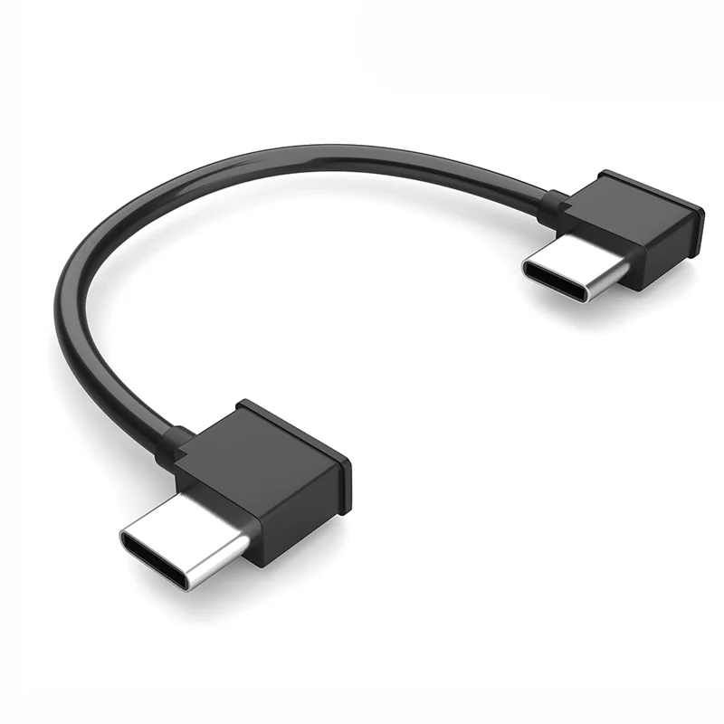Kabel USB-C do Type-C kątowy 15 cm do DJI Mavic Air 2 Mini 2, do transmisji danych i ładowania — zdjęcie produktu 2