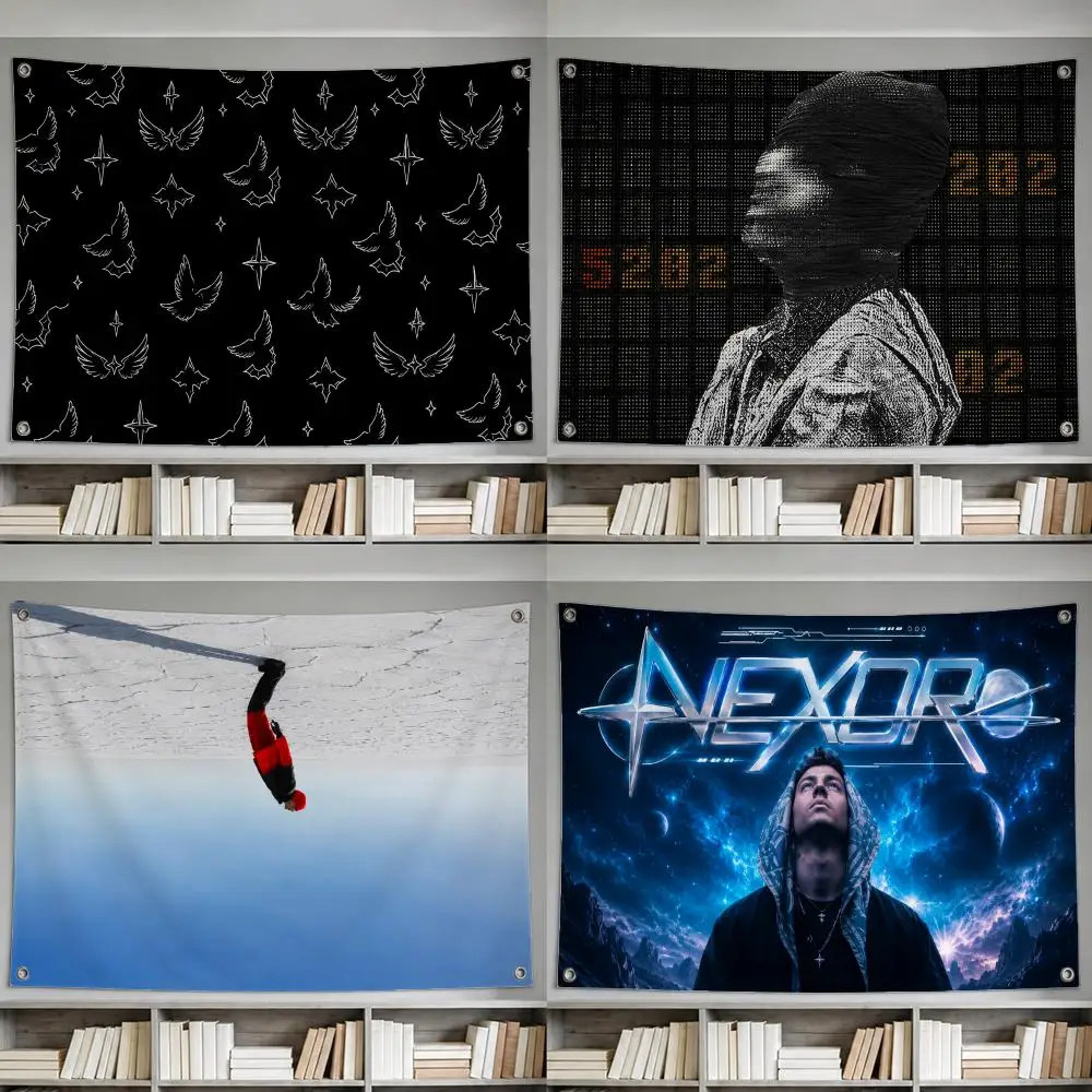 Singer Duki Flags decor flag banner,wall hanging flag,indoor outdoor wall decor,yard garden porch patio
