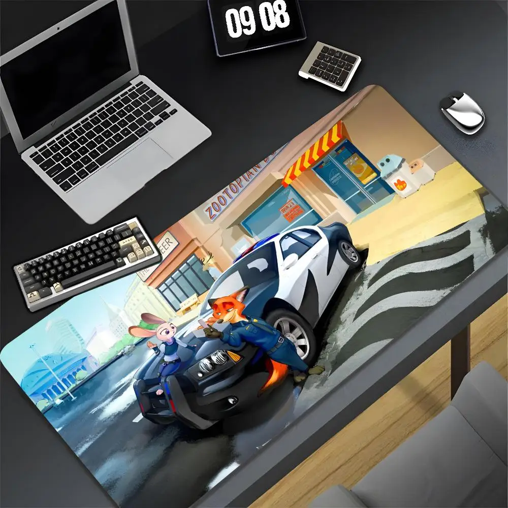 Zootopia Mouse Pad XXL Gamer Gaming PC Computer Otaku Locking Edge DIY Customized Photo Laptop Notebook Desk Mat