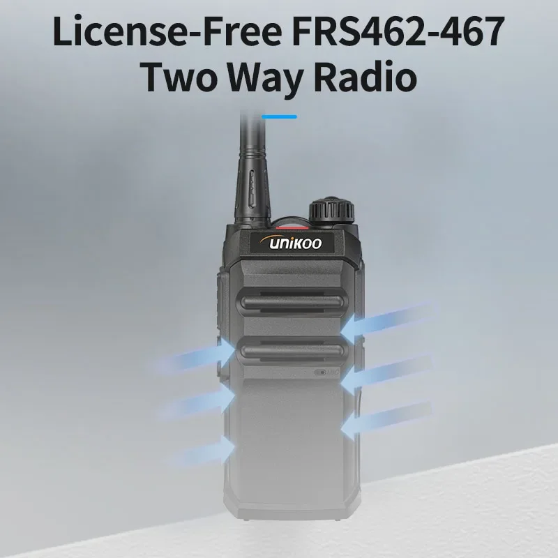 4 PCS UNIKOO Walkie Talkie UK413 Portable Long Rang PMR FRS Two Way Radio Handheld Communication Transceiver Walkies Talkies