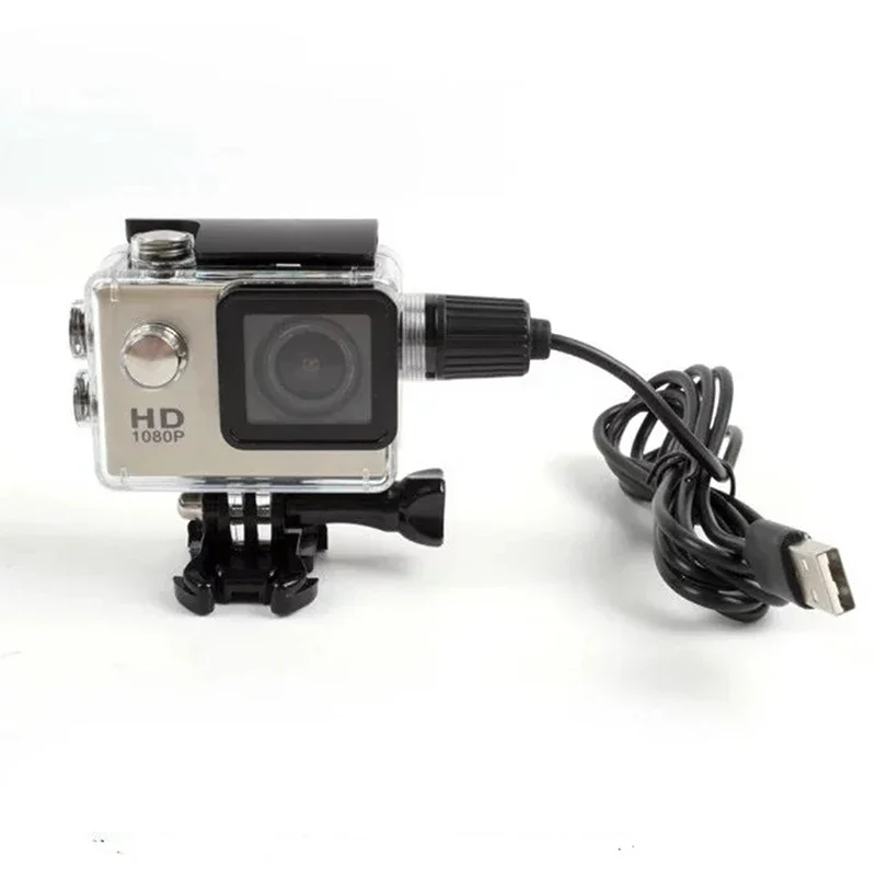 Motorcycle Waterproof Case Waterproof Charging with USB Cable SJCAM SJ4000 Air SJ7000 F60 F68 W8 W9 H9 Action Camera Accessories