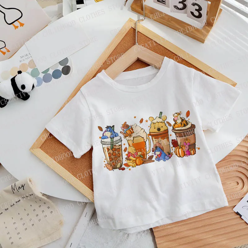 Finding Nemo T-shirts Children Disney for Girl Boy Clothes Tee Shirt Kawaii Cartoons Clownfish Kid Casual Short Sleeve Tops