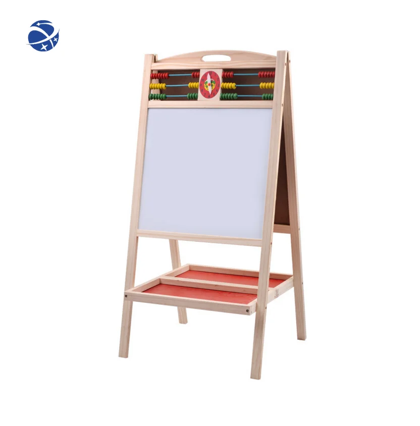 

China Factory Wooden Blackboard KXM-812 Double-Sided Magnetic Drawing Board Whiteboard