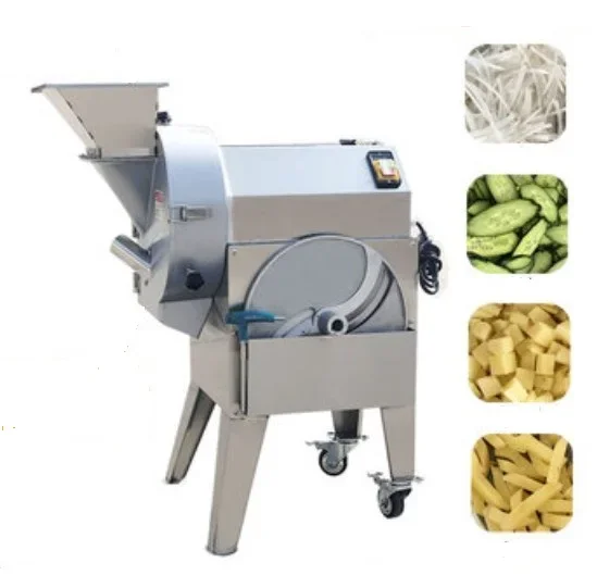 

Vegetable Chopper Dicer Slicer Cutter Fruit Dicing Machine with Motor Radish and Potato Cube Cutting Equipment