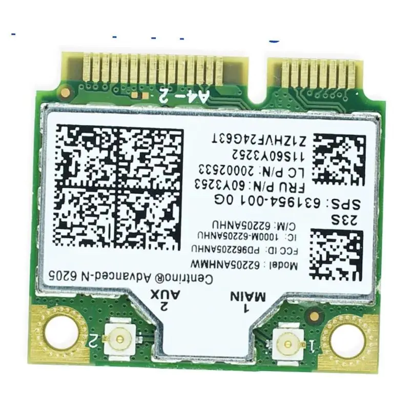 for 6205AN Centrino Advanced-N 6205 62205ANHMW FRU 60Y3253 300M 5G WiFi Wireless Network Card for  x220 x230 L420 L520