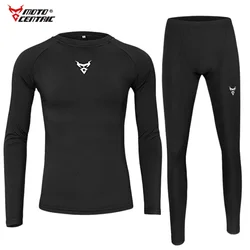 MOTOCENTRIC Summer Men Cycling Bottoming Underwear Quick Dry Clothes Motorcycle Bottoming Suit Sport Breathable MTB Moto Jersey