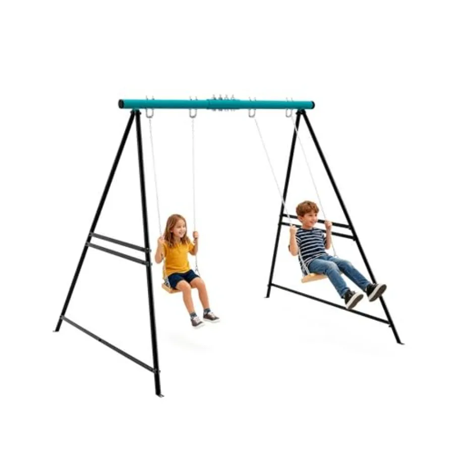 

Porch Swing Stand Frame for Both and Adults 440Lbs Heavy-Duty Metal A-Frame for Swing Sets for Backyard Frame Only Deep Blue 2