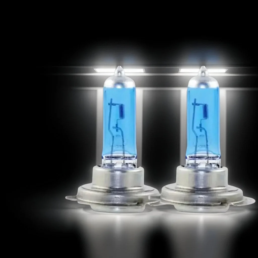 H7 Halogen Fog Lights: 100W 12V 55W Super Bright White, High Power Car Headlights