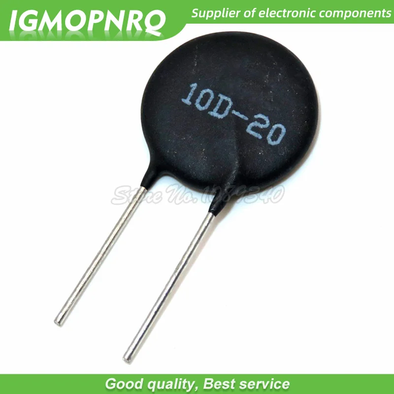 10pcs NTC Termistor Resistor NTC 10D-20 Resistor Térmico Novo Original