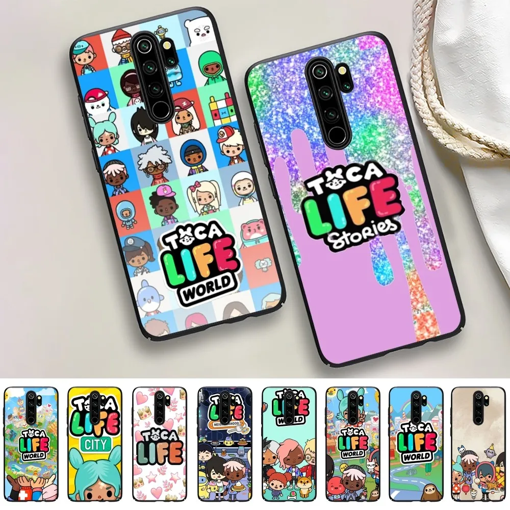 Toca Boca Toca Life World Phone Case For Redmi 5 6 7 8 9 10 plus pro 6 7 8 9 A GO K20 K30 K40 pro plus F3 Fundas