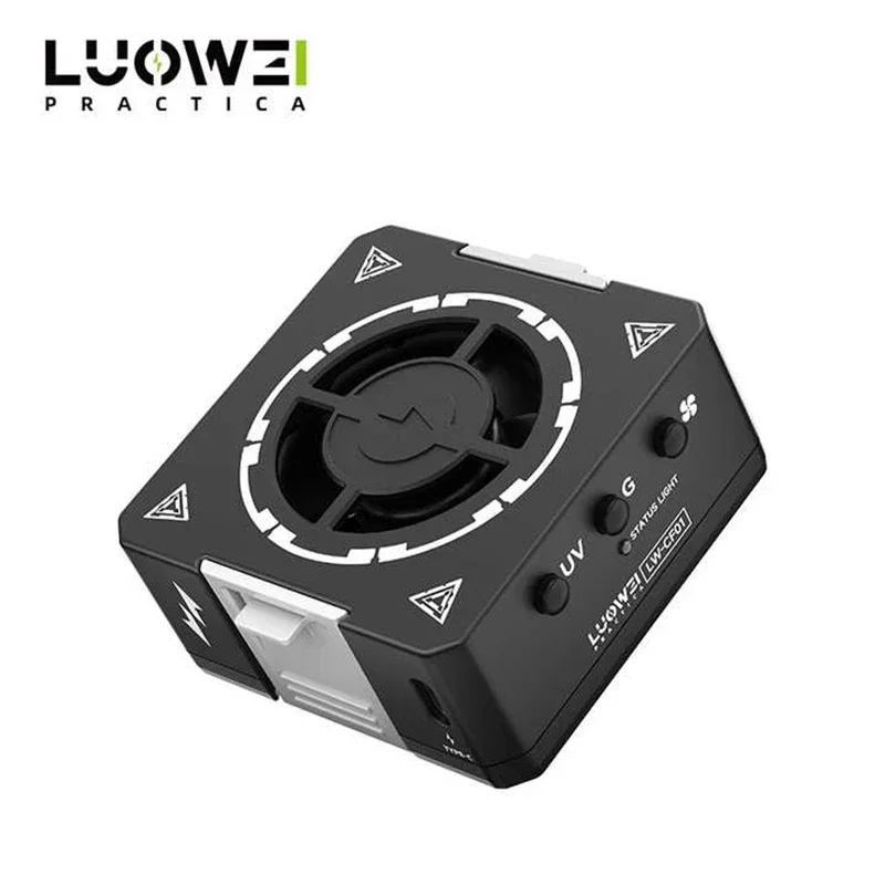 Luowei LW-CF01 Chłodnica mikroskopowa 3 w 1 / Wentylator wyciągowy dymu / Lampa utwardzająca UV z koralikami do lampy przeciwpyłowej do naprawy PCB płyty głównej