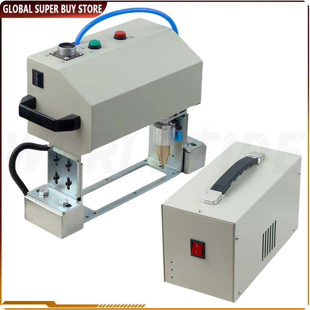 140x40mm Pneumatic Dot Peen Marking Machine Metal Engraving Machine for Letters Serial Numbers VIN Code Chassis Number Date