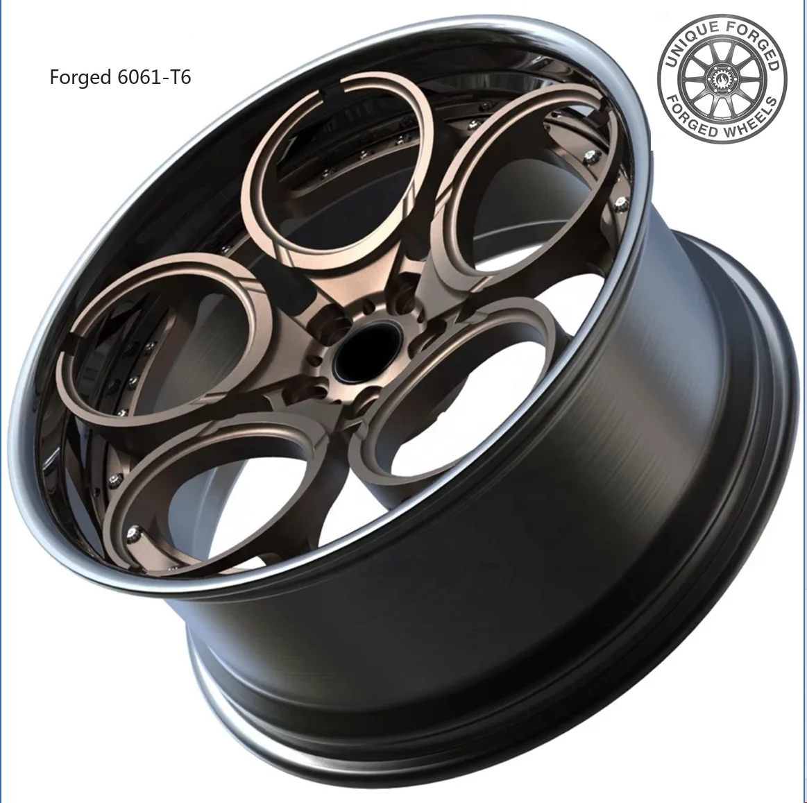 Customize 1 Piece / 2 Piece /3 Piece  Forged Wheel 6061-T6 22 23 24 25 26 Inch PCD 5*120