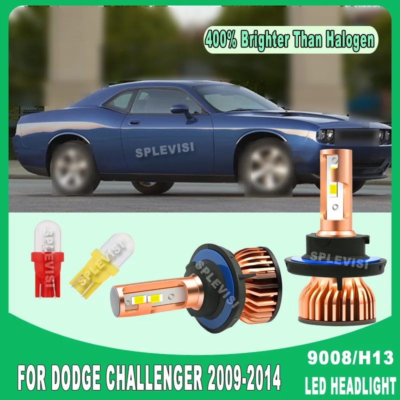

Night Driving Safety Vibration-resistant Fast Heat Dissipation LED HEADLIGHT For Dodge Challenger 2009 2010 2011 2012 2013 2014