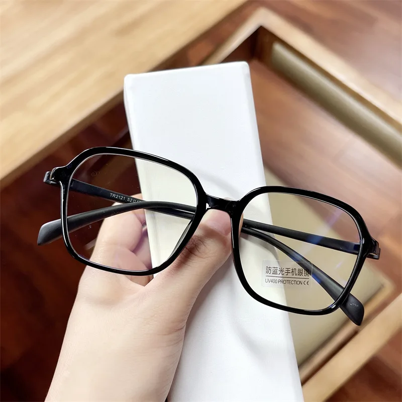 TR90 Material Glasses Frame Woman Korean Style Fashion Anti Blue Light Computer Glasses Light Weight Frame for Women's Glasses