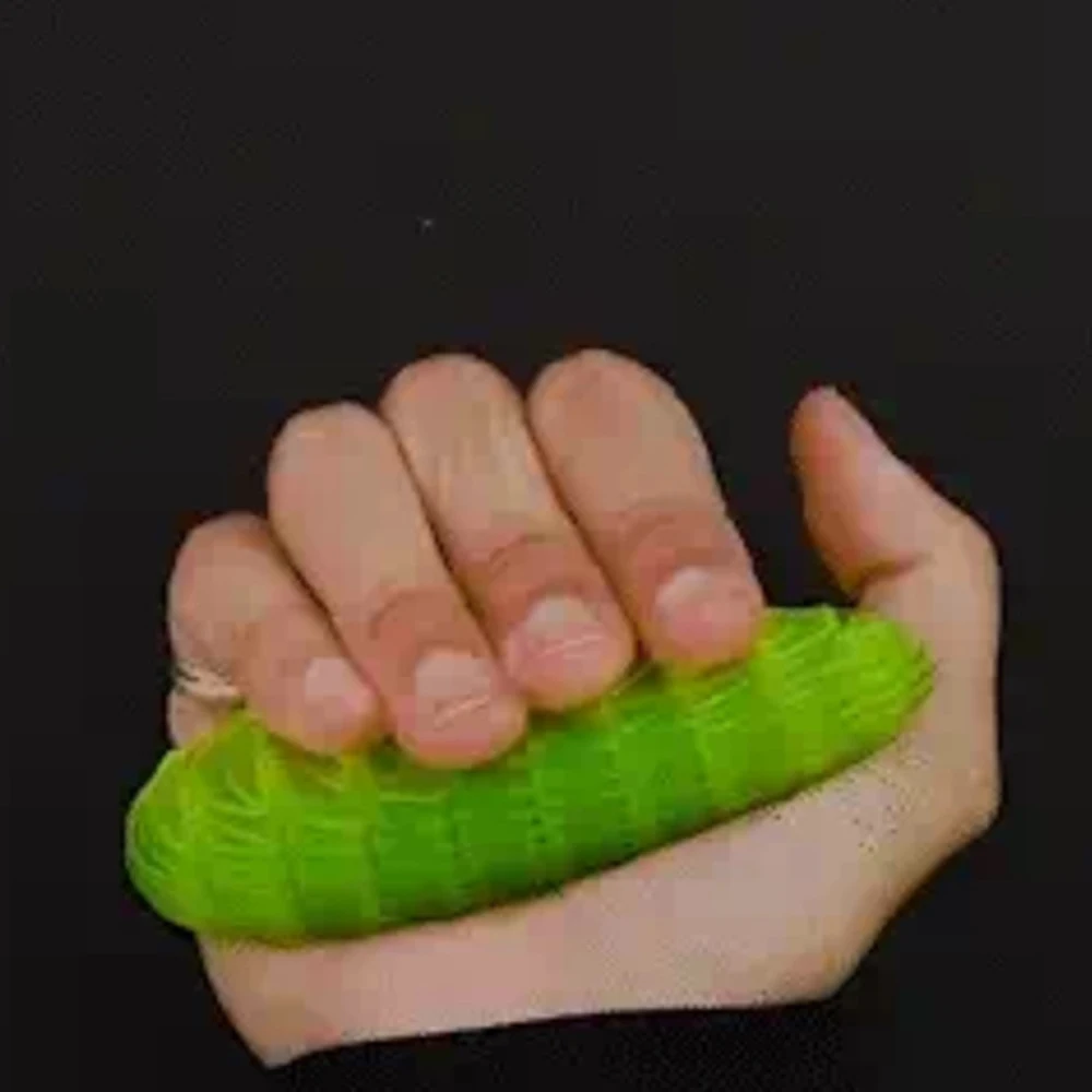 Six Sides Press Flip Fidgets Worm Toy Lightweight  Antistress Toys Novelty Birthday Gift