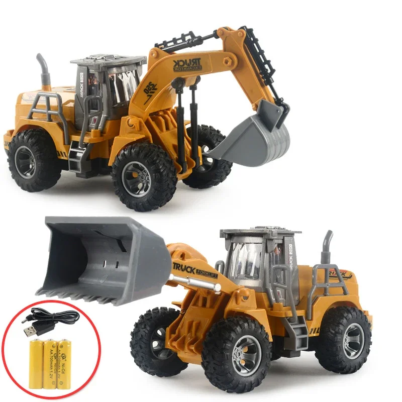 

2,4 ГГц 1/32 RC инженерный автомобиль с дистанционным управлением экскаватор строительная машина RTR модель игрушки радиоуправляемый экскаватор