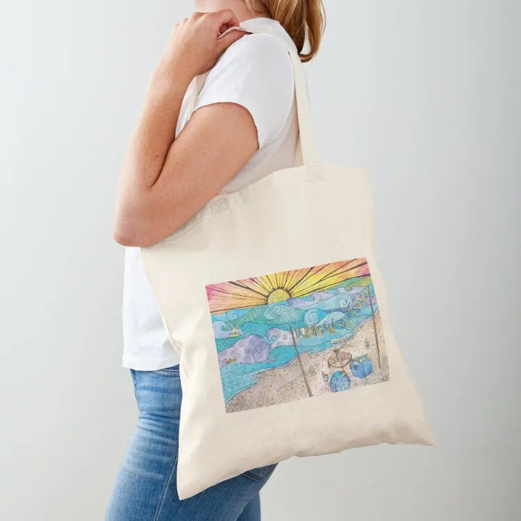 

Time on Chesil Beach Tote Bag shopper bag women canvas Shopping bags Canvas bag hand ladies