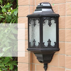 Modern Outdoor Waterproof Wall Lamp Villa Courtyard Outside Fence Door Front Lighting AC85-265V Garden Aisle Landscape Wall Lamp