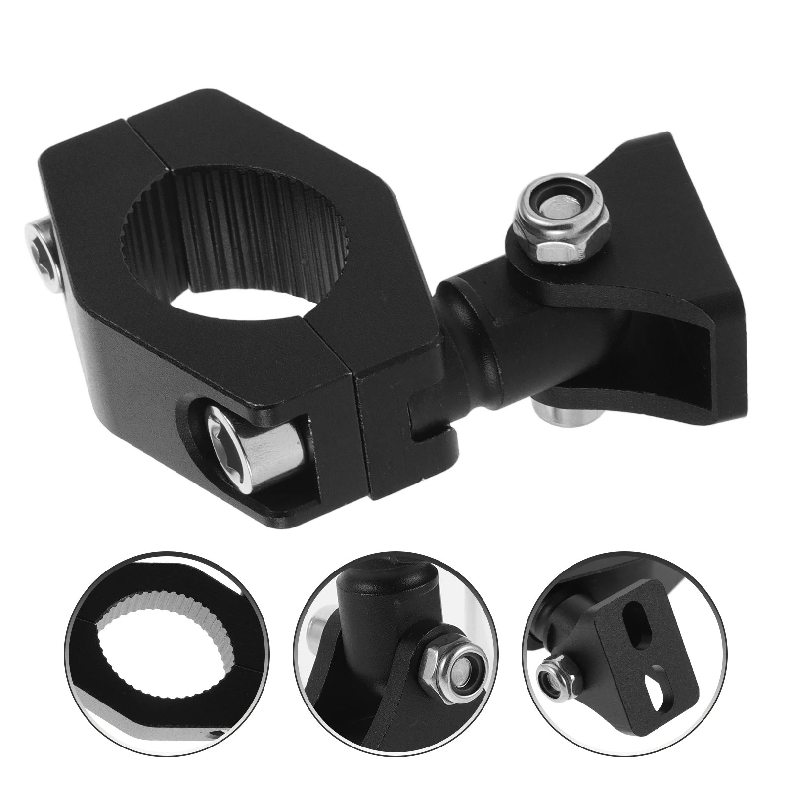 

Motorcycle Spotlight Mount Bracket Durable Aluminum Alloy Light Holder Tube Clamp Handlebar Riser For Led Headlights Utv Front